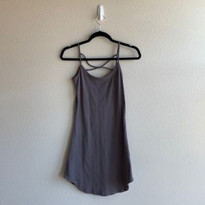 Sun dress / cover up. Gray. Medium.